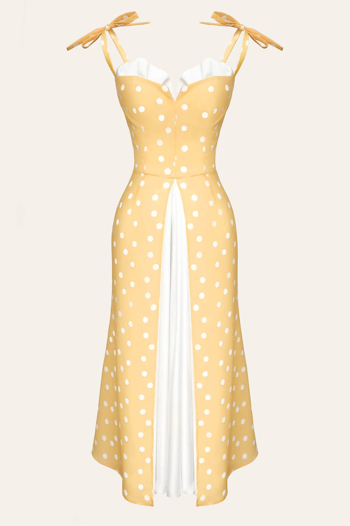 Flowy Slit Midi Dress - POST MERIDIEM