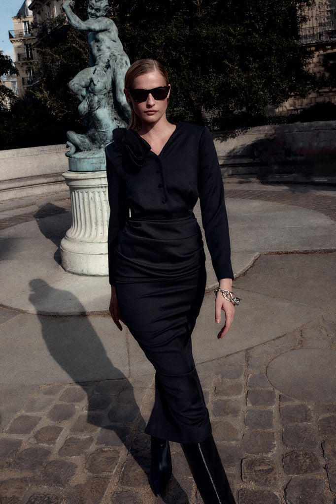 Straight Maxi Skirt - POST MERIDIEM