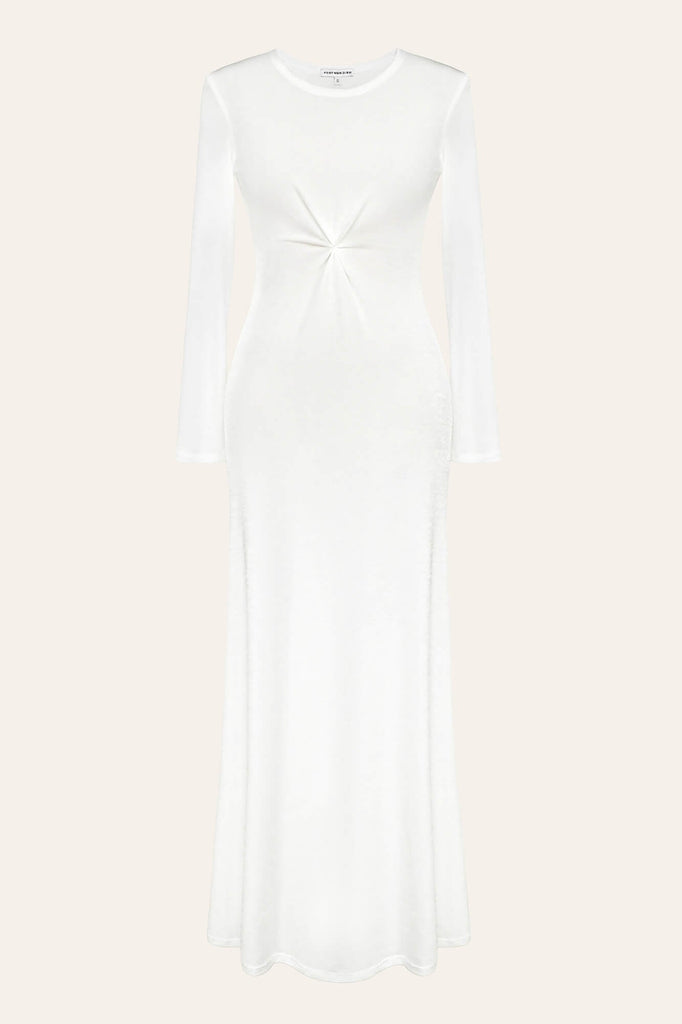 Knitted Long Sleeve Maxi Dress - POST MERIDIEM