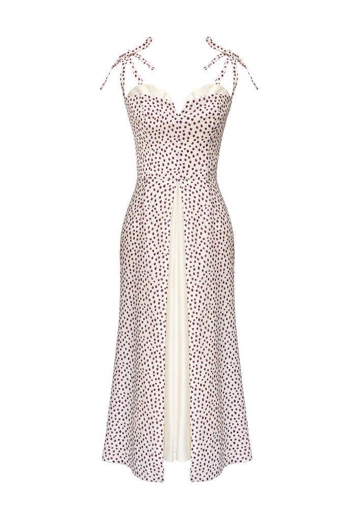 Flowy Slit Midi Dress - POST MERIDIEM