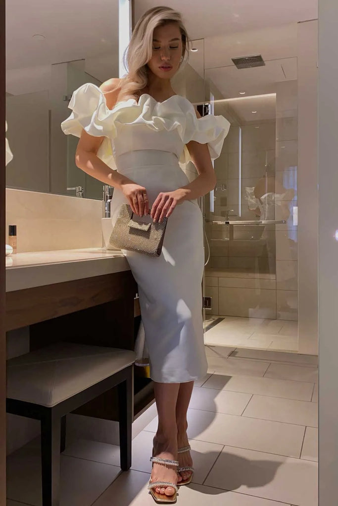 "Meringue" Midi Dress - POST MERIDIEM