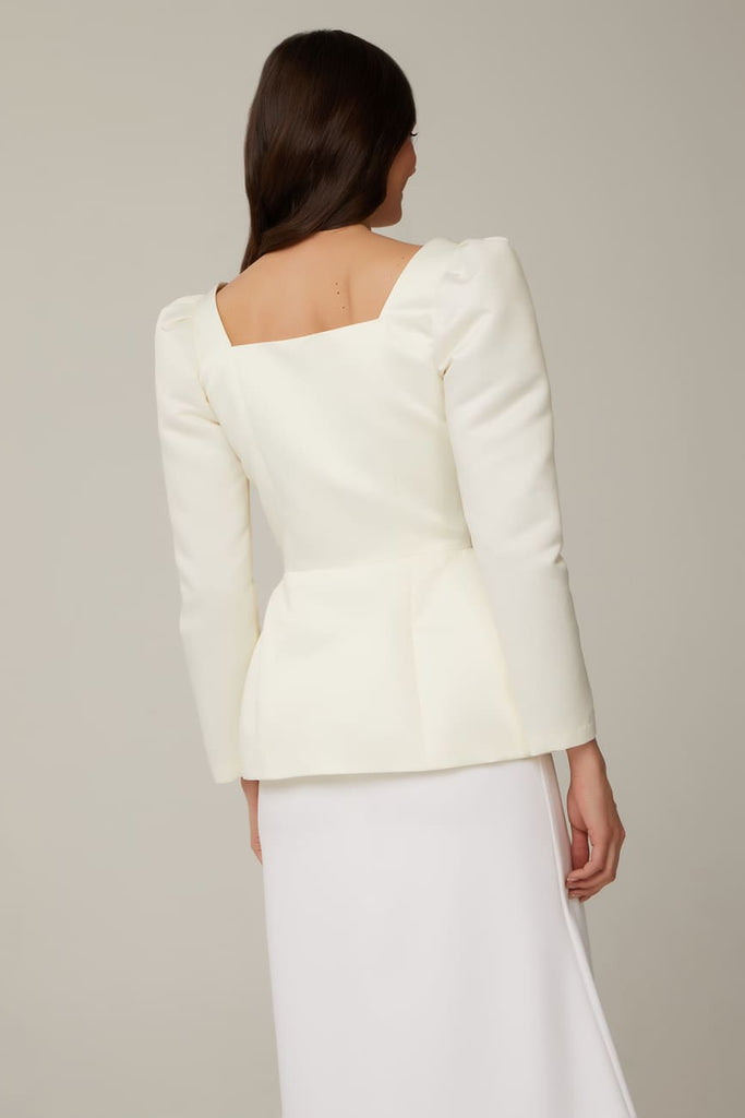 Satin Decorated Top - POST MERIDIEM