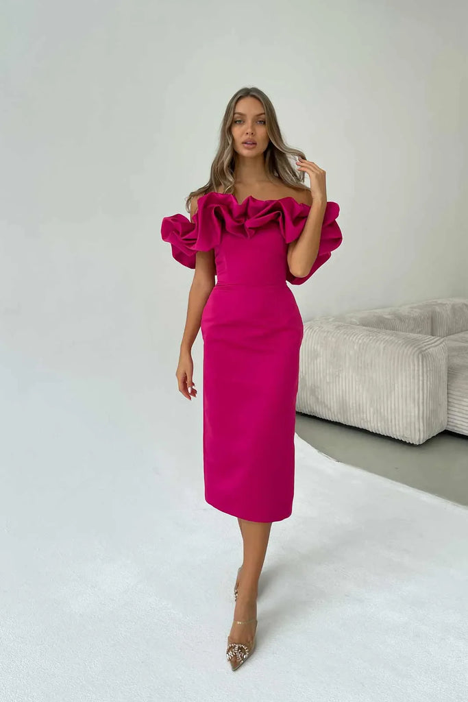 "Meringue" Midi Dress - POST MERIDIEM