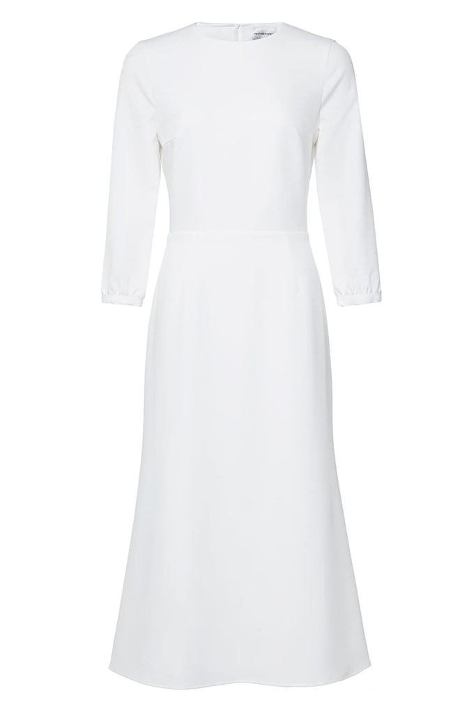 Viscose Fitted Dress - POST MERIDIEM