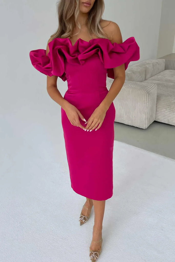 "Meringue" Midi Dress - POST MERIDIEM