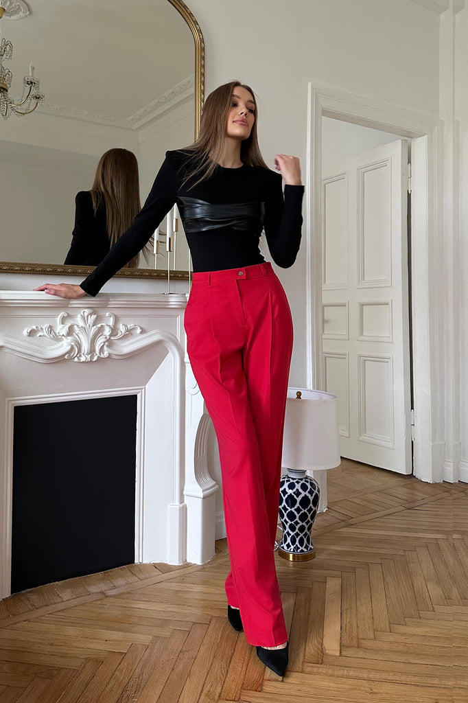 Straight cut trousers - POST MERIDIEM