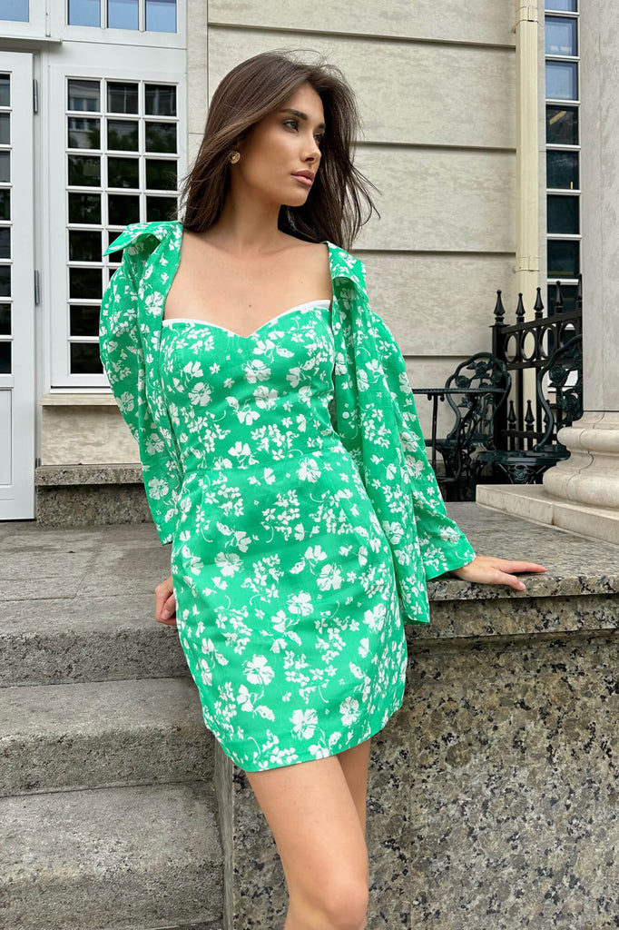 Puff Sleeve Cotton Shirt - POST MERIDIEM