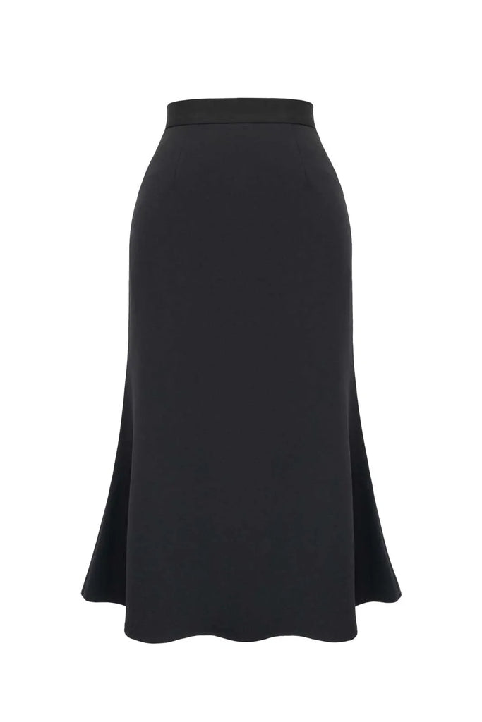 Viscose Midi Skirt - POST MERIDIEM