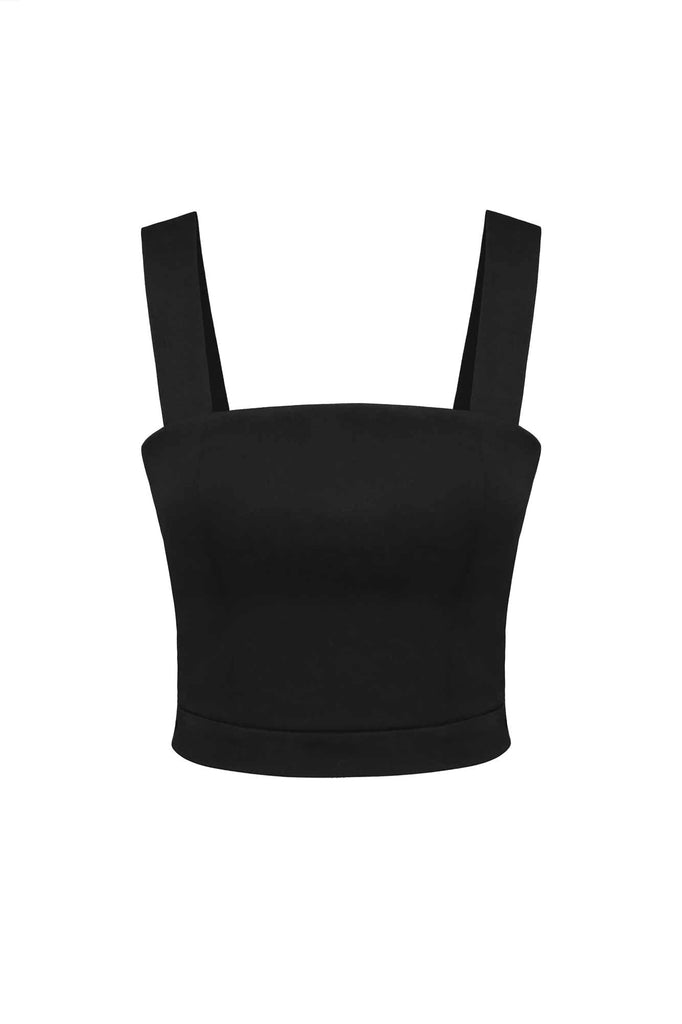 Straight Corset Crop Top - POST MERIDIEM